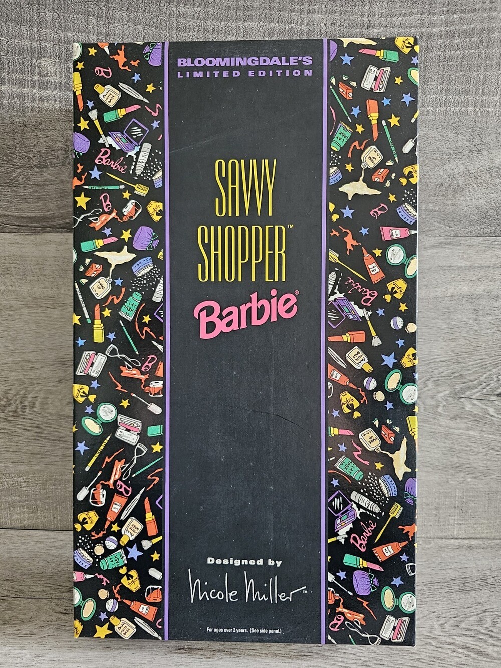 Vintage SAVVY SHOPPER Barbie Bloomingdale's Nicole Miller NIB Mattel 12152 NRFB